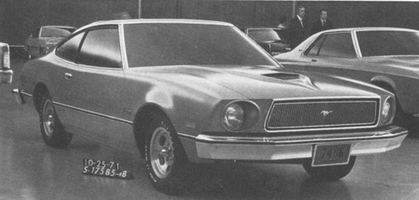 Ford Mustang Prototype 1971-10-25