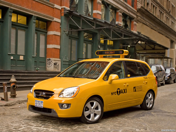 Kia Rondo Taxi Cab Concept