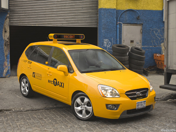 Kia Rondo Taxi Cab Concept