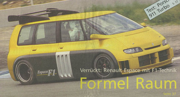 Renault Espace F1 Concept