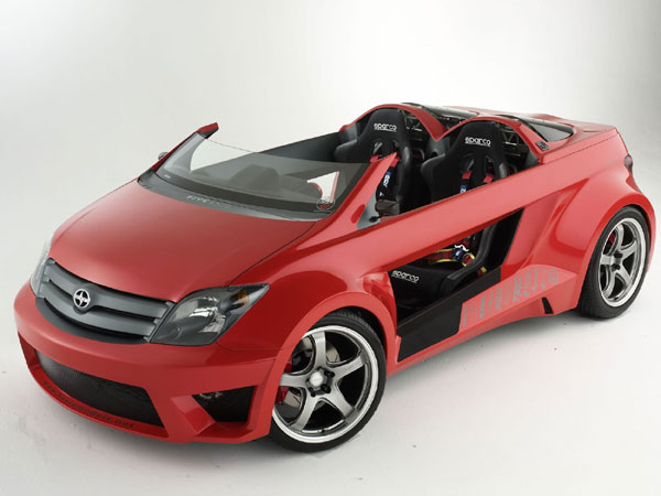 Scion xA Speedster by FIVE AXIS Concept