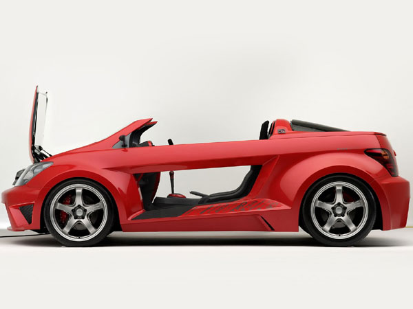 Scion xA Speedster by FIVE AXIS Concept