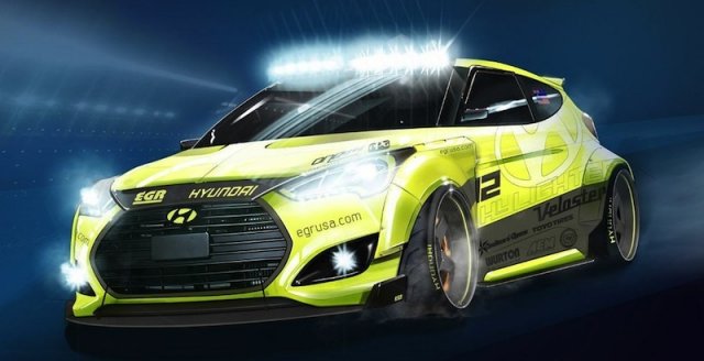 Специальная версия Hyndai EGR Night Racer для ночных гонок
